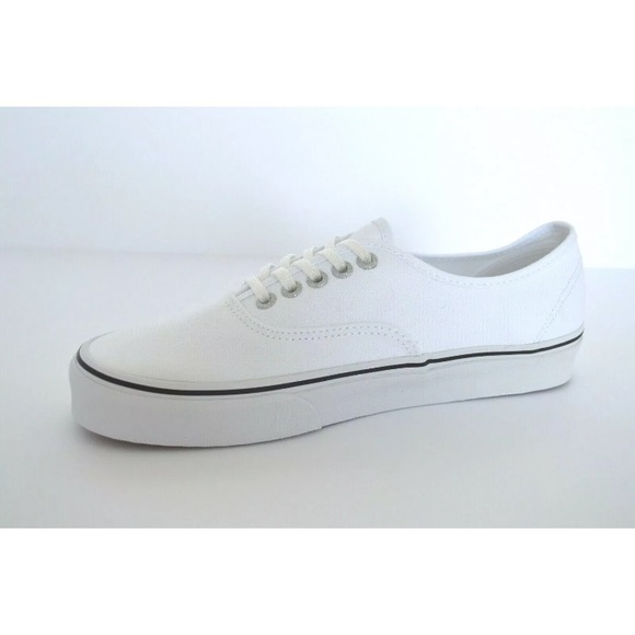 Vans Authentic eyelets white canvas sneaker shoes - Picture 12 of 12